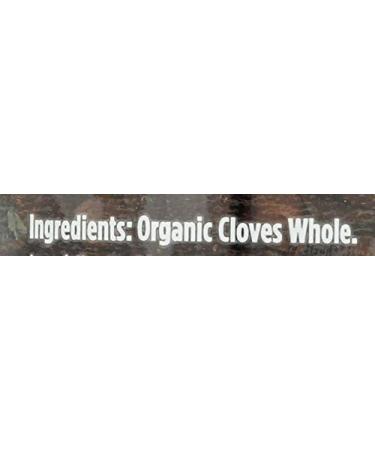Spicely Organic Whole Cloves - Gluten Free 1.1 oz Jar | Premium Spices - Buy Online on SooperMarket.com