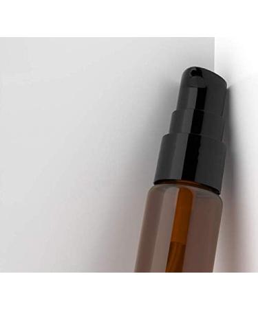 12Pcs 10ml/0.34oz Brown Lotion Pump Bottle with Black Press Pump Head Empty Refillable Makeup Cosmetic Toiletries Liquid Container Dispenser for Emulsion Body Wash Shampoo - Buy Online on SooperMarket.com