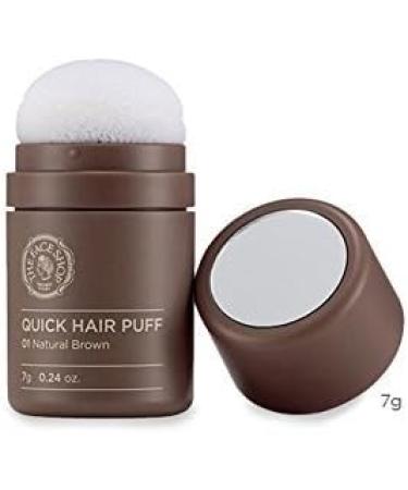 The Face Shop Quick Hair Puff Hair Line Touch Waterproof 7G(0.24Oz) (Natural Brown) - Buy Online on SooperMarket.com
