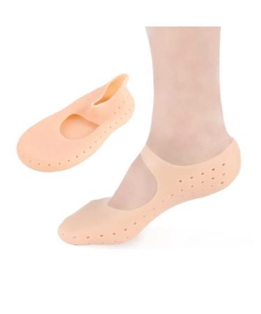 Soft Silicone Moisturizing Anti-Cracking Boat Socks Foot Dry Skin Care