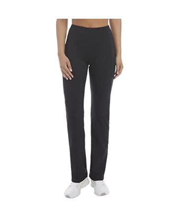 Jockey Women's Premium Pocket Yoga Pant Large Deep Black