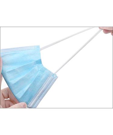 100-Piece Disposable Procedural Face Masks for Mouth and Nose Safety Protection - 3-Layer Filter Barrier | DecoPro Exclusive - Buy Online on SooperMarket.com