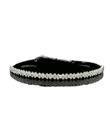 Simple Rhinestone Crystal Bridal Wedding Headband Tiara - Single band T589