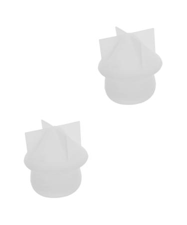 KALLORY 2pcs Mushroom Silicone Mold Resin Crafts Candy Containers Crafts Making Mold Diy Mold With Cover Jar Whitex2pcs 10x10.cmx2pcs