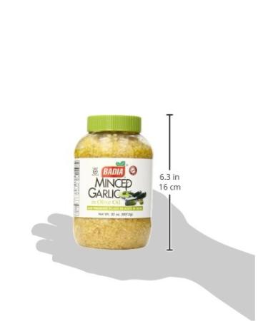 Badia Minced Garlic in Olive Oil 32oz (Pack of 6) - Premium Quality Garlic Paste for Cooking - Buy Online on SooperMarket.com