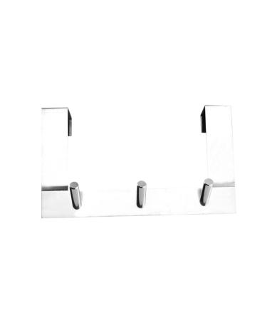 Cabilock Over Door Towel Rack Over The Door Clothes Hanger Towel Hanger Over Door Decorate Hat Rack Nail 21.3*12.4cm 3 Hooks