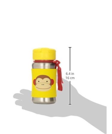 Skip Hop Stainless Steel Sippy Cup with Straw - Monkey Design - Buy Online on SooperMarket.com