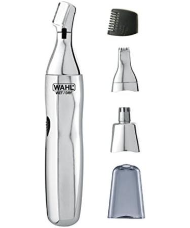 Wahl Canada Ear Nose and Brow Trimmer Personal Wet/Dry Battery Trimmer with 3 Heads Trimmer for Grooming at Home Compact lightweight and easy to handle - Model 5563 - Buy Online on SooperMarket.com