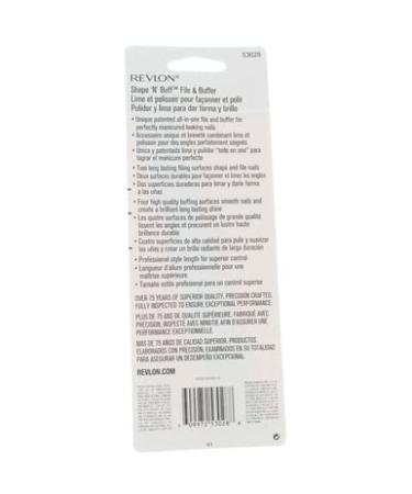 Revlon Shape-N-Buff Nail Buffer - 1 Count | Perfect Your Nails - Buy Online on SooperMarket.com
