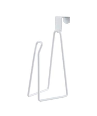 Storage rackToilet Roll Holder Over The Tank Toilet Tissue Roll Paper Holder Stand Dispenser Reserve for Bathroom Storage and Organization- White