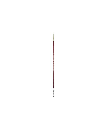 Connoisseur Brush Pure Synth Bristle LH Rnd #0 #0 Round