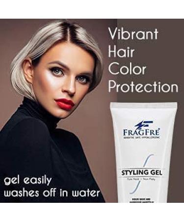 FRAGFRE Firm Hold Hair Gel 8 oz - Fragrance Free, Paraben Free, Hypoallergenic Styling Gel - Vegan & Gluten Free - Non-Irritating Formula - 1 Pack, 8 Fl Oz - Buy Online on SooperMarket.com