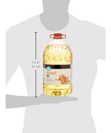 Happy Belly Peanut Oil - 1 Gallon (128 Fl Oz) | Premium Quality, Ideal for Cooking and Frying - Amazon Brand - Buy Online on SooperMarket.com
