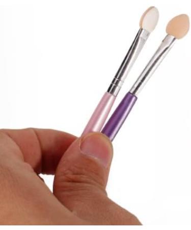 6Pcs One-ended Soft Foam Head Stick Applicator Sponge Eyeshadow Brushes Pro - Buy Online on SooperMarket.com