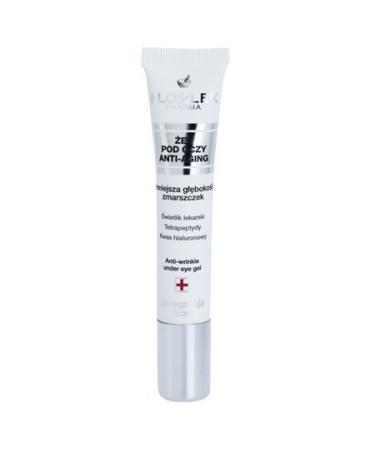 Pharma Eye Care Eye Gel With Anti-Wrinkle Effect (Eyebright Extract Hyaluronic Acid Tetrapeptides) 0.5 oz