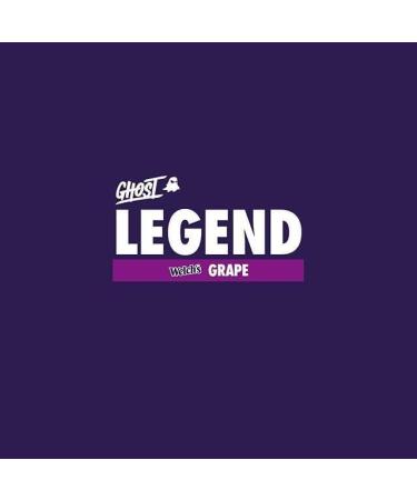 Ghost Legend V2 Pre-Workout | Caffeine L-Citrulline & Beta Alanine Blend for Pump Energy & Focus | Sugar-Free Pre-Workout | 50 Servings 400G (Grape) - Buy Online on SooperMarket.com