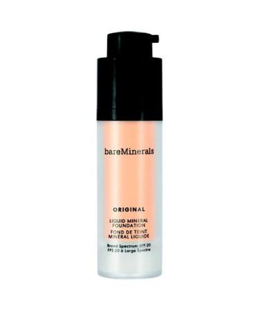 bareMinerals Original Liquid Mineral Foundation Broad Spectrum SPF 20  Golden Medium 14  1 fl. oz 09 Light Beige - Rose 1 Ounce (Pack of 1)