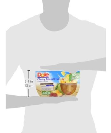 Dole Fruit Bowls Cherry & Mixed Fruit in 100% Fruit Juice, 4 oz, 4 Count Pack - Buy Online on SooperMarket.com