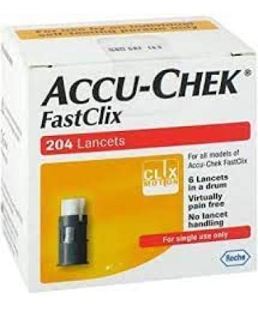 ACCU-CHEK FASTCLIX 200+4 STERILE LANCETS - Buy Online on SooperMarket.com