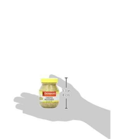 Zatarain's Creole Mustard 5.25 oz - Pack of 12, Authentic Louisiana Flavors - Buy Online on SooperMarket.com