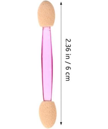 PLAFOPE 50pcs Double Ended Eyeshadow Brush Eye Shadow Stick Makeup Eye Primer Brush Eye Makeup Pink Emulsion - Buy Online on SooperMarket.com
