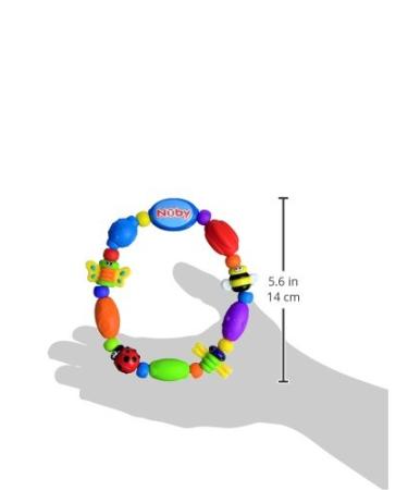 Nuby Bug-a-Loop Teether for 3+ Months - Safe & Soothing Baby Teether - Buy Online on SooperMarket.com
