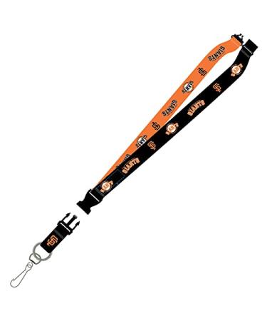 MLB San Francisco Giants Two Tone Lanyard, Black, One Size