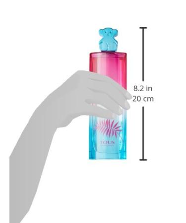 TOUS Bonjour Senorita Eau de Toilette Spray for Women 3 Ounce Multicolor (43004000) Floral and Fruity (with notes of Mango Raspberry and Bergamot) 3 Fl Oz (Pack of 1) - Buy Online on SooperMarket.com