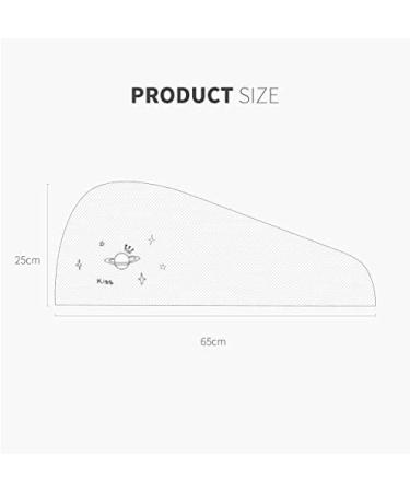 Folora Microfiber Hair Drying Towel - Quick Dry Button Design 2 Pack for Bath & Shower - Perfect for All Hair Types - Buy Online on SooperMarket.com