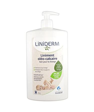 Gilbert Oleo-Lime Liniment with virgin olive oil a pleasant texture gives the baby a cleansing and protective care 1L