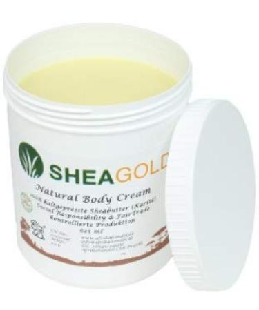 Shea butter cold pressed Sheagold 100ml by Dragonspice Naturwaren 100ml 100 pieces (1 pack)