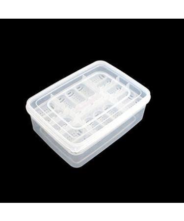 16 Grids Reptile Breeder Box - Professional Plastic Breeding & Hatching Incubator for Reptiles - Ideal for Snakes, Lizards, Turtles, and Geckos - Includes Eggs Tray - 6.6 x 4.8 x 2.4 inches - Buy Online on SooperMarket.com