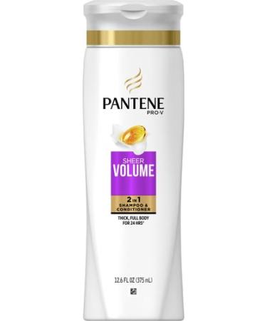Buy Pantene Pro-V 2 in 1 Shampoo & Conditioner for Sheer Volume with Collagen - 12.6 oz | International Shipping Available - Buy Online on SooperMarket.com