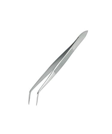 Splinter tweezers angled and serrated Anatomical tweezers pointed 15 cm