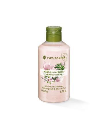 YVES ROCHER Relaxing Bath & Shower Gel - Magnolia White Tea Relaxing
