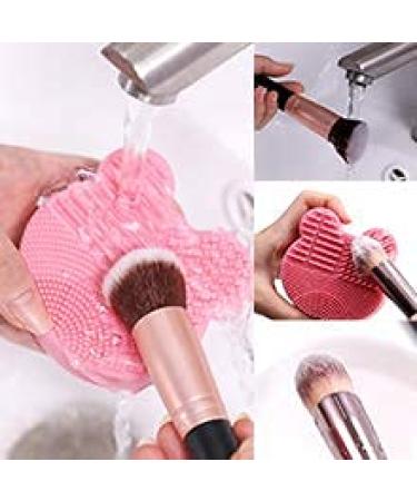 2 Pack Silicone Makeup Brush Cleaner Sponge - Portable Tool for Quick Color Change & Dry Cleaning | Best Cosmetic Brush Cleaner - Buy Online on SooperMarket.com