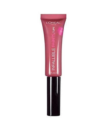 L'Or al Paris Infallible PAINTS/LIPS  Spicy Blush  0.27 fl. oz. 0.27 Fl Oz (Pack of 1)