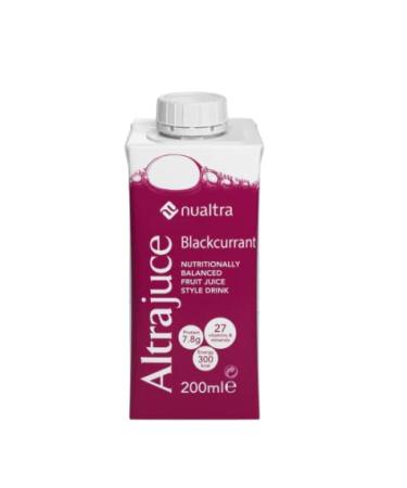 Nualtra Altrajuce (12 bottles of 200ml) - Juice style high energy nutritionally balanced supplement (Strawberry)
