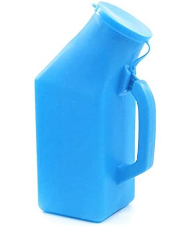 Pee Bottles Urinal Toilet Bottle Home Urinal Potty Plastic Mens Bedpan Bottle Male Portable Travel Pee Bottles Thick Firm Urine Bottle with Lid - 1L Nice