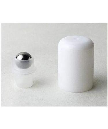 3PCs 50ml Refillable Green Glass Essential Oil Roll-On Bottles | Cosmetic Sample Packaging with Metal Roller Ball & White Cap - Perfect for Perfume & Essential Oils - Buy Online on SooperMarket.com