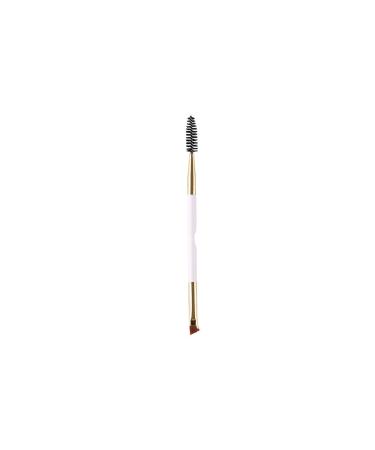 Cleaning Brushes 1pc A Double-headed Rose Gold Eyebrow Brush Eyelash Curl Dual-purpose Makeup Brush