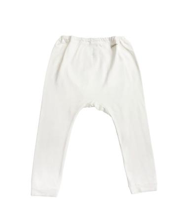 Edenswear Baby Unisex Zinc Fiber Long Pants Infants Toddlers for Sensitive Skin 9 Months White