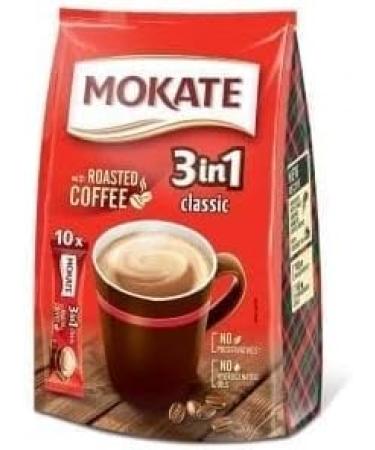 Mokate 3in1 Classic Roasted Coffee 5 x 10 sticks x17g sachets - Buy Online on SooperMarket.com