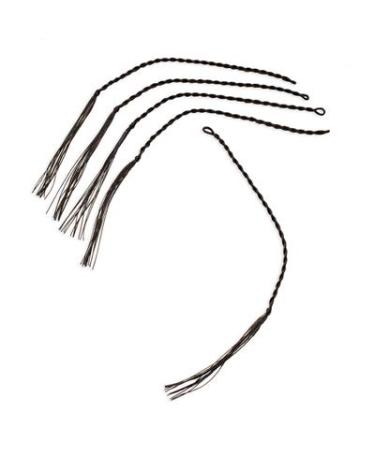 Western Stage Props - Replacement Whip Crackers Whip Popper | Professional Grade Nylon Hybrid String for Bullwhip or Stock Whip (Pack of 5)