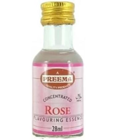 Preema | Rose Flavouring Essence 12X28ml X 12 Trays (144 Bottles) | Prefect For Baking | Halal | Premium Quality - Buy Online on SooperMarket.com