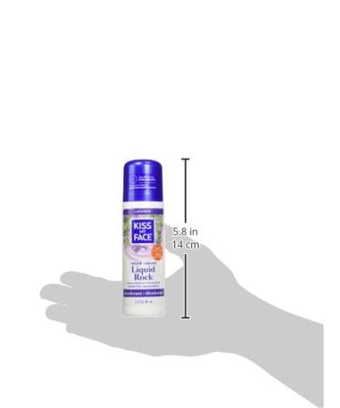 Kiss My Face Lavender Roll-On Deodorant 3 Oz 6 Pack - Aluminum-Free, Willow Bark & Mineral Crystal Salts Formula for Men and Women - Buy Online on SooperMarket.com