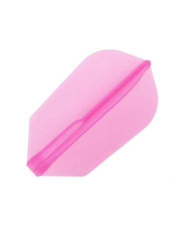 NineDartOut.us Cosmo Darts Fit Flight 3 Pack Slim Dart Flight (Magenta)