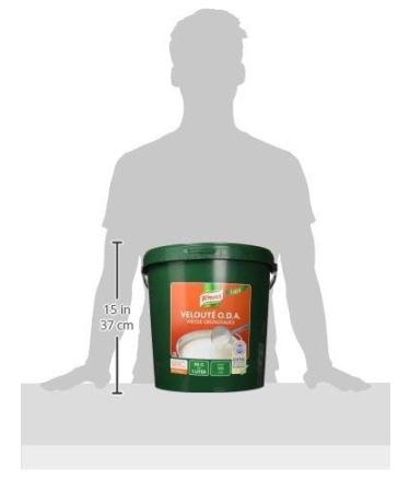 Knorr Velout White Basic Sauce - 10kg Pack | Allergen-Free Gourmet Cooking Sauce for International Shipping - Buy Online on SooperMarket.com