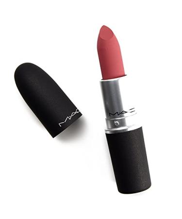 M.A.C. Powder Kiss Lipstick - 930 Brickthrough (Warm dusty rose)  0.1 Ounce Rose 0.1 Ounce (Pack of 1)