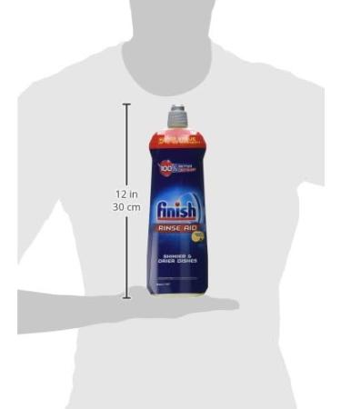Finish Rinse Aid Lemon 800ml - For Shinier and Drier Dishes | Pack of 1 - Buy Online on SooperMarket.com